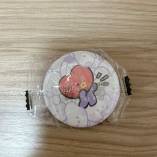 ビーティーイシビル(BT21)の新品未開封！BT21＊韓国LINEフレンズ限定 缶バッジ TATA(キャラクターグッズ)