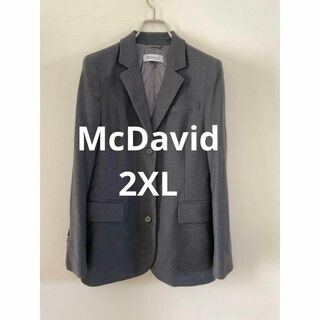 McDavid international カジュアルジャケット ウール 大きめ(テーラードジャケット)