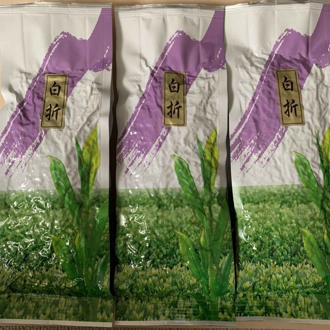 長崎県産そのぎ茶 白折80g×3袋 緑茶　真空パック 食品/飲料/酒の飲料(茶)の商品写真