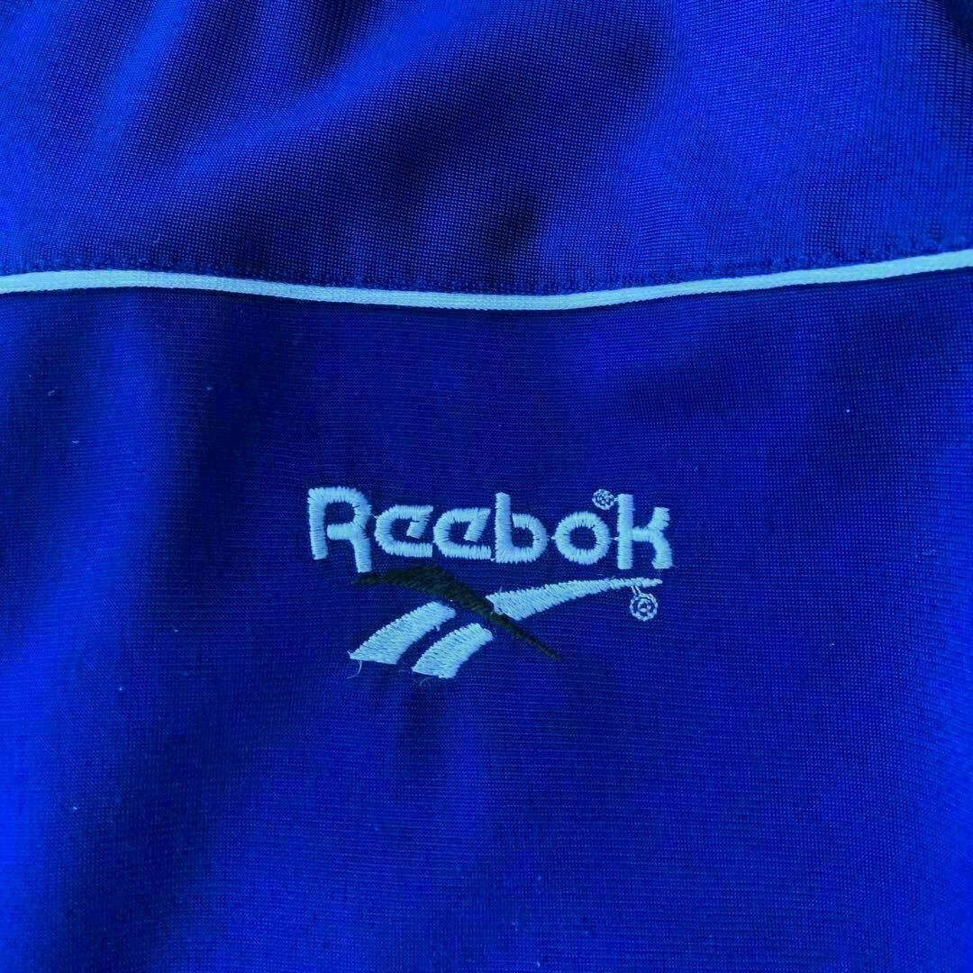 Reebok(リーボック)の90s Reebok リーボック ブルー トラックジャージ トラックジャケット メンズのトップス(ジャージ)の商品写真