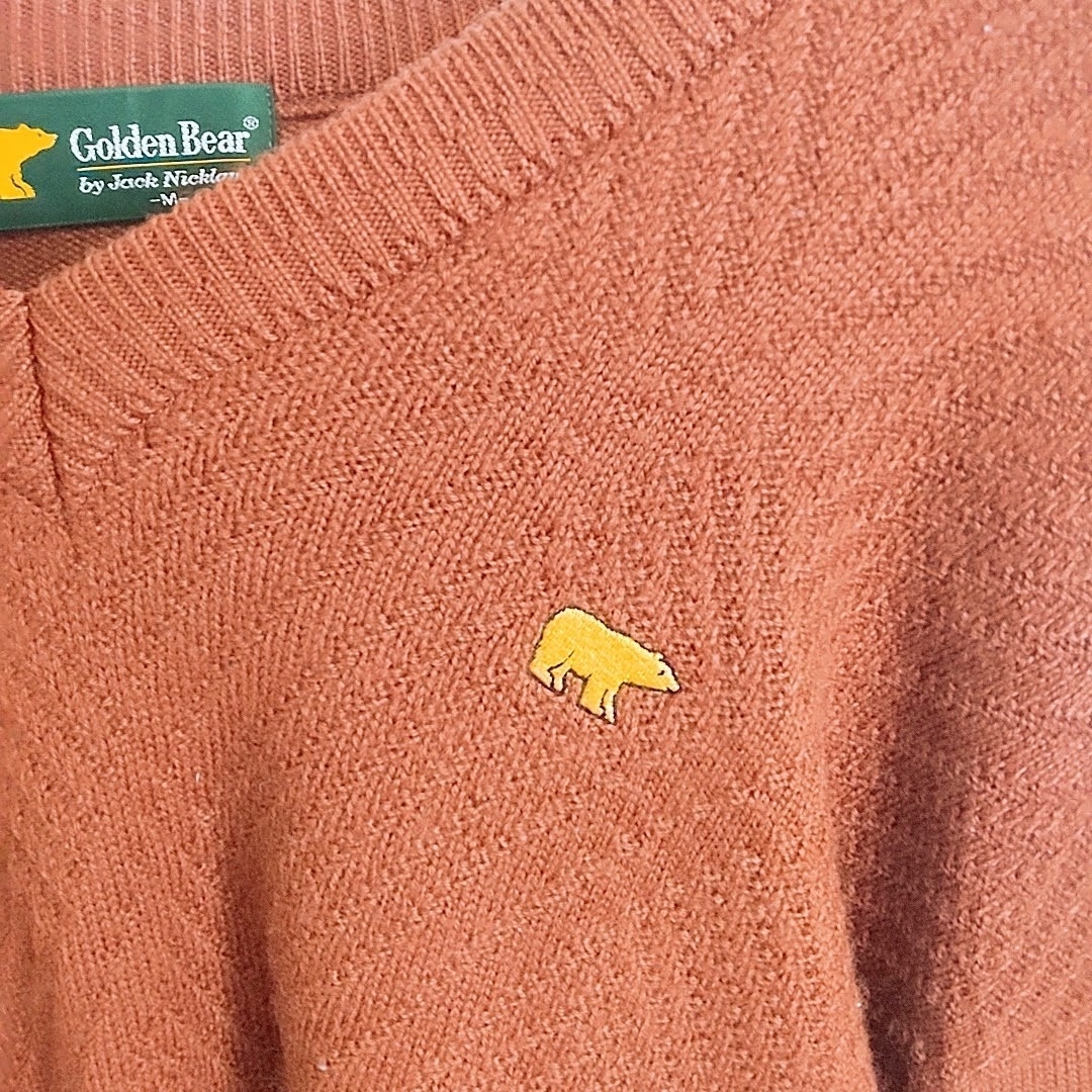 Golden Bear(ゴールデンベア)のGolden Bear ゴールデンベア 　刺繍ロゴ  ニット セーター メンズのトップス(ニット/セーター)の商品写真