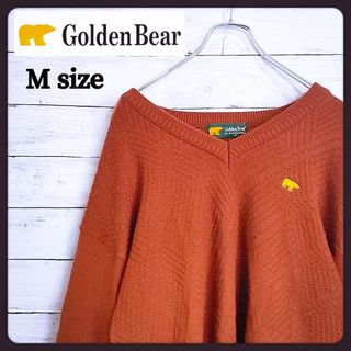 Golden Bear - Golden Bear ゴールデンベア 　刺繍ロゴ  ニット セーター