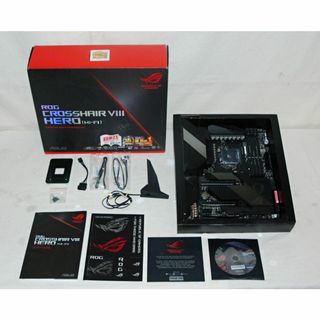 エイスース(ASUS)のASUS ROG CROSSHAIR VIII HERO WI-FI(PCパーツ)