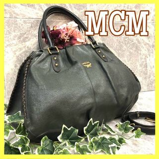 エムシーエム(MCM)の⭐️美品⭐️エムシーエム MCM ボストンバッグ ユニセックス ハンドバッグ(ハンドバッグ)