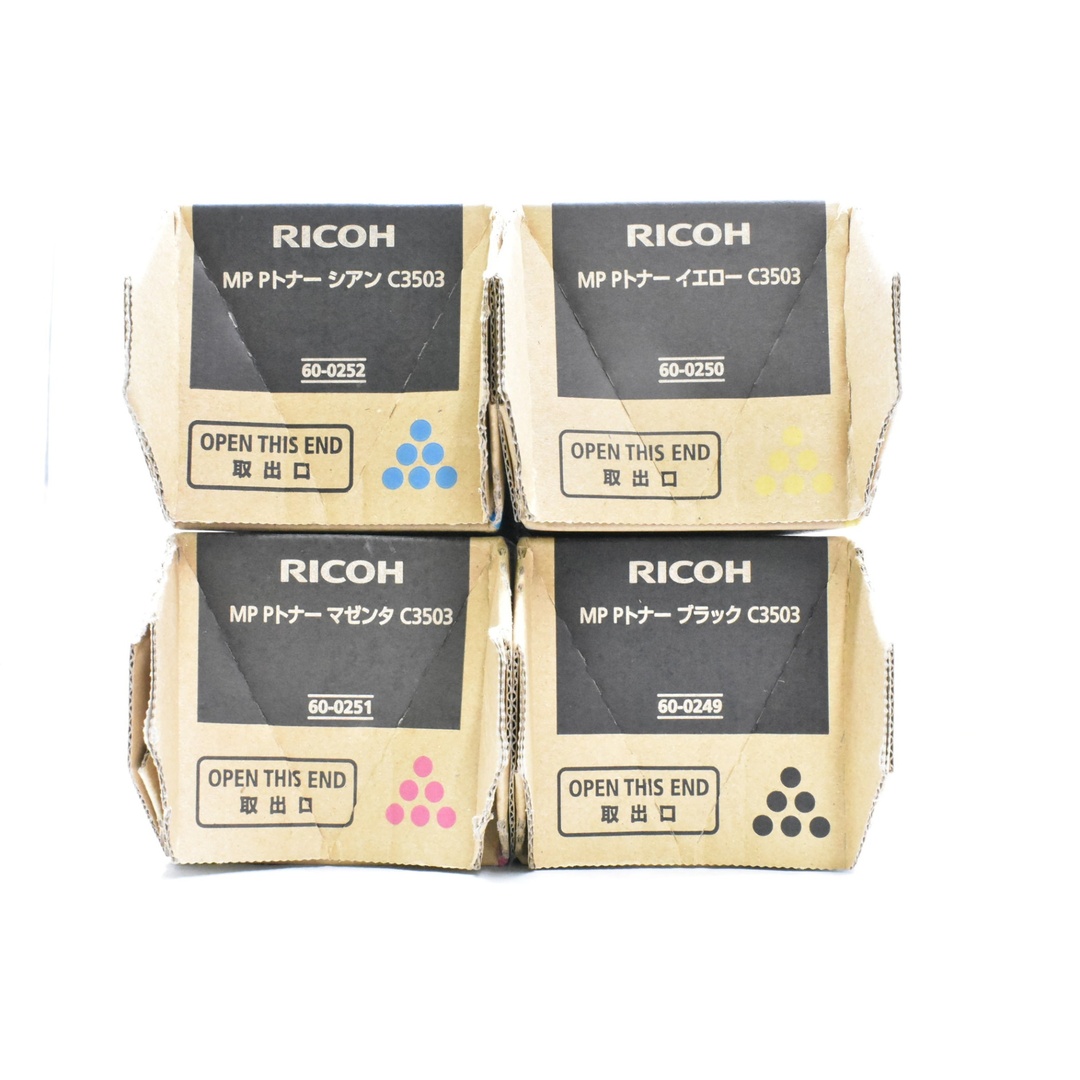 RICOH トナー MP トナー C 3503 4色 純正 - オフィス用品一般 RICOH トナー MP トナー C 3503 4色 純正 - オフィス用品一般
