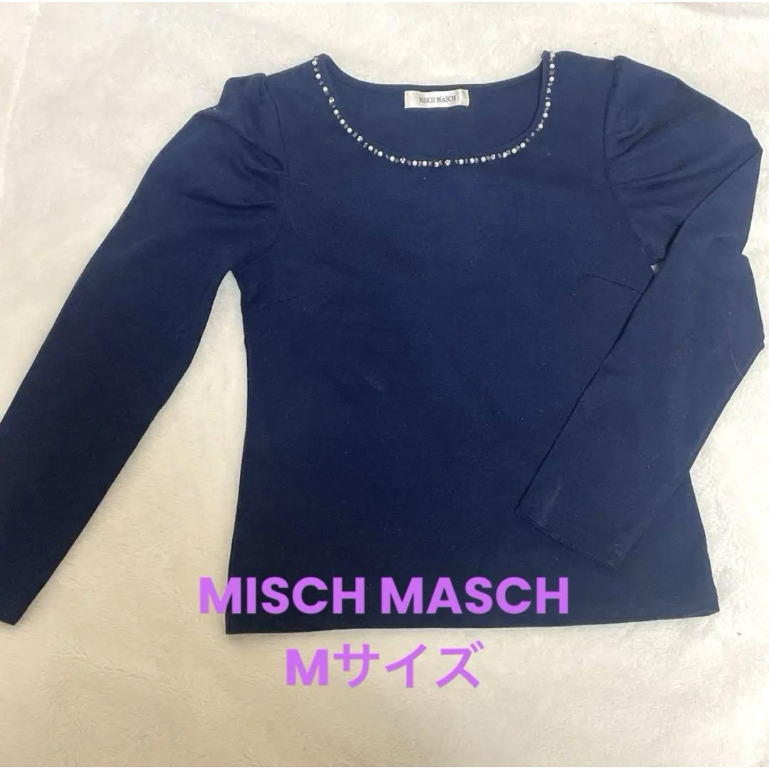 MISCH MASCH(ミッシュマッシュ)のミッシュマッシュ　ボリュームスリーブトップス　M レディースのトップス(カットソー(長袖/七分))の商品写真