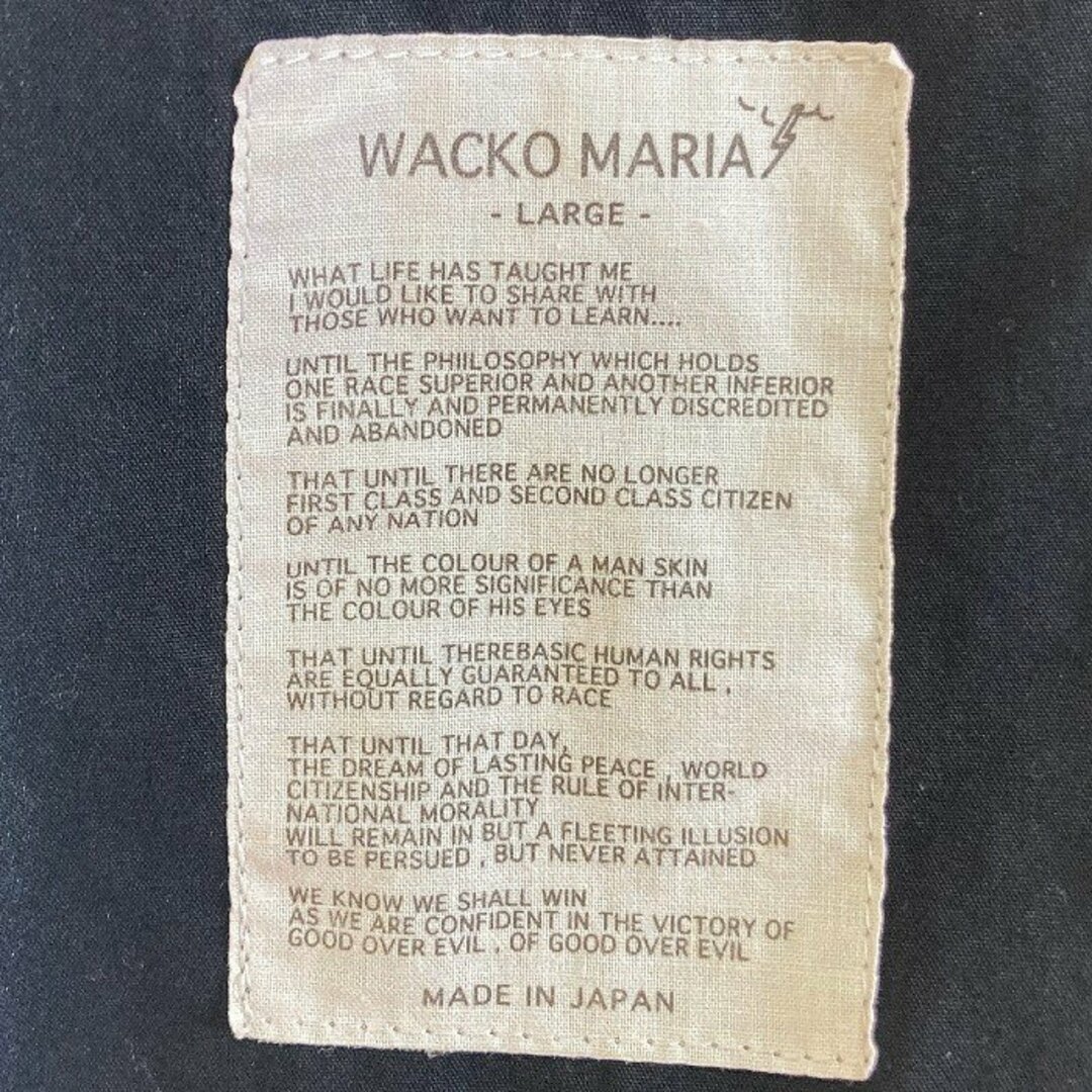 WACKO MARIA(ワコマリア)の★WACKO MARIA ワコマリア ROCK ロングジャケット グレー sizeL メンズのジャケット/アウター(その他)の商品写真