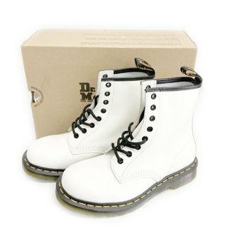 ドクターマーチン(Dr.Martens)の★Dr.Martens ドクターマーチン 11822 8ホールブーツ ホワイト UK5 24cm(ブーツ)