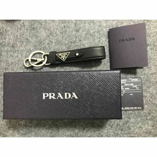 プラダ(PRADA)のPRADA サフィアーノレザー キーリング(キーホルダー)