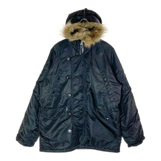 アルファインダストリーズ(ALPHA INDUSTRIES)の★ALPHA  アルファ 20024-201  N-3B フライトジャケット ブラック sizeM(フライトジャケット)