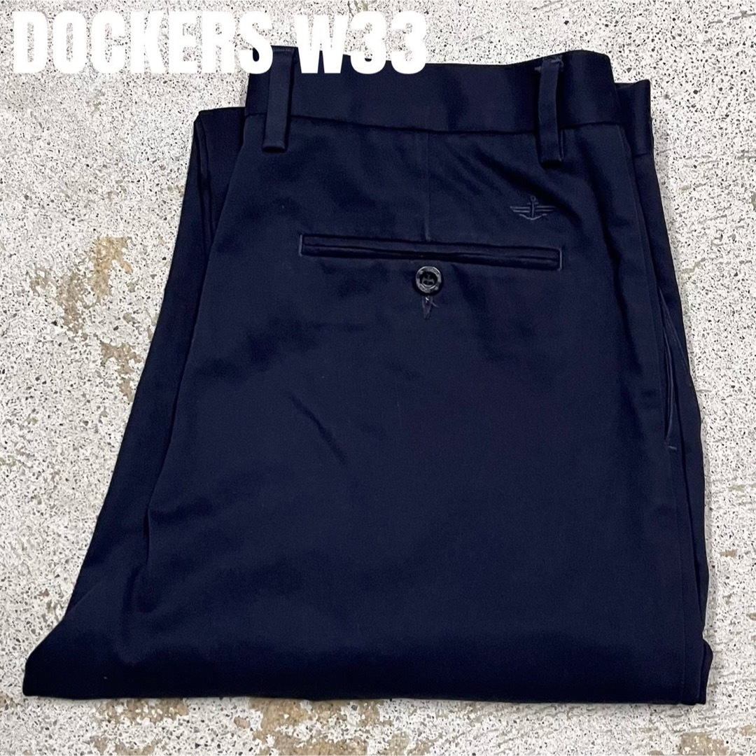 Levi's(リーバイス)の＊7399 DOCKERS ドッカーズ　ツータック　チノパン　スラックス　w33 メンズのパンツ(チノパン)の商品写真