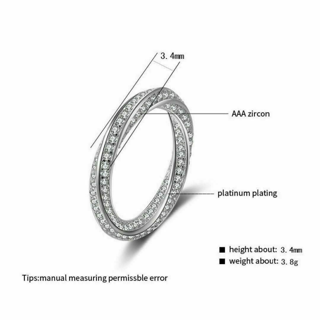 10号　最高級人工ダイヤモンド　sona シルバー　フルエタニティ　リング レディースのアクセサリー(リング(指輪))の商品写真