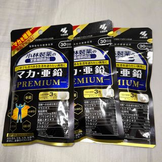 コバヤシセイヤク(小林製薬)の小林製薬の栄養補助食品 マカ・亜鉛 プレミアム(90粒入) 3個(その他)