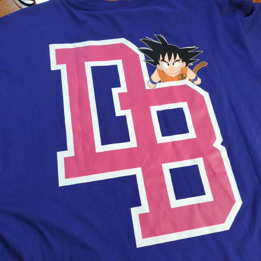 ドラゴンボール(ドラゴンボール)の【新品　未使用】ドラゴンボールBIG シルエット　Tシャッ　半袖　孫悟空　青　L メンズのトップス(Tシャツ/カットソー(半袖/袖なし))の商品写真