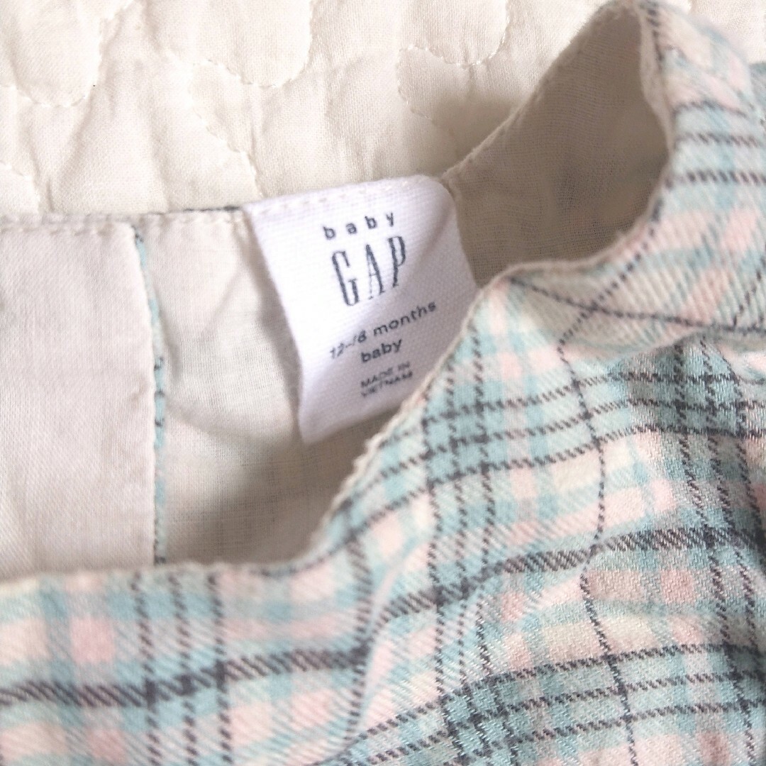 babyGAP(ベビーギャップ)のベビーギャップ チュニック 長袖 トップス カットソー ロンパース 80 キッズ/ベビー/マタニティのベビー服(~85cm)(ロンパース)の商品写真