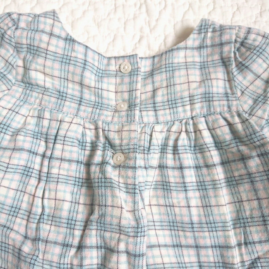 babyGAP(ベビーギャップ)のベビーギャップ チュニック 長袖 トップス カットソー ロンパース 80 キッズ/ベビー/マタニティのベビー服(~85cm)(ロンパース)の商品写真