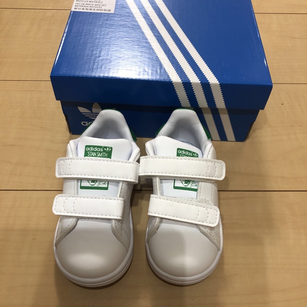 STANSMITH（adidas）(スタンスミス)の新品未使用☆adidas スタンスミス　キッズ12センチ キッズ/ベビー/マタニティのベビー靴/シューズ(~14cm)(スニーカー)の商品写真