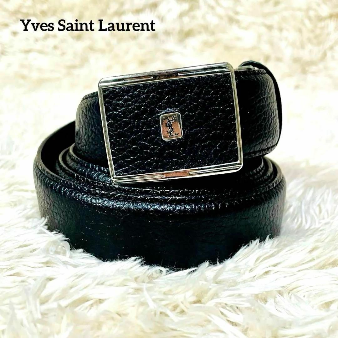 Yves Saint Laurent(イヴサンローラン)の【Yves Saint Laurent/美品】ベルト【スクエア/バックル 】 メンズのファッション小物(ベルト)の商品写真