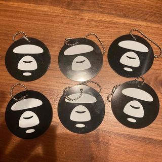 A BATHING APE - a bathing ape キーホルダー６個