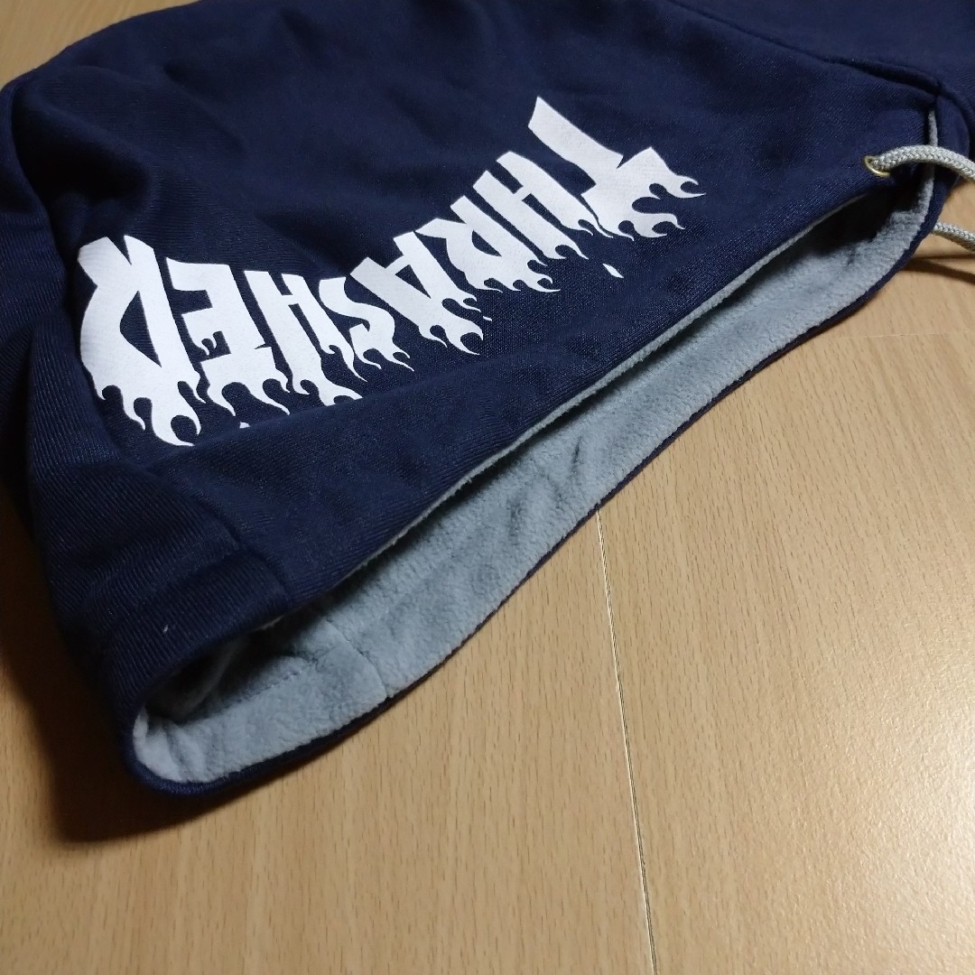 THRASHER(スラッシャー)の【THRASHER】フード型 ネックウォーマー  紺 メンズのファッション小物(ネックウォーマー)の商品写真