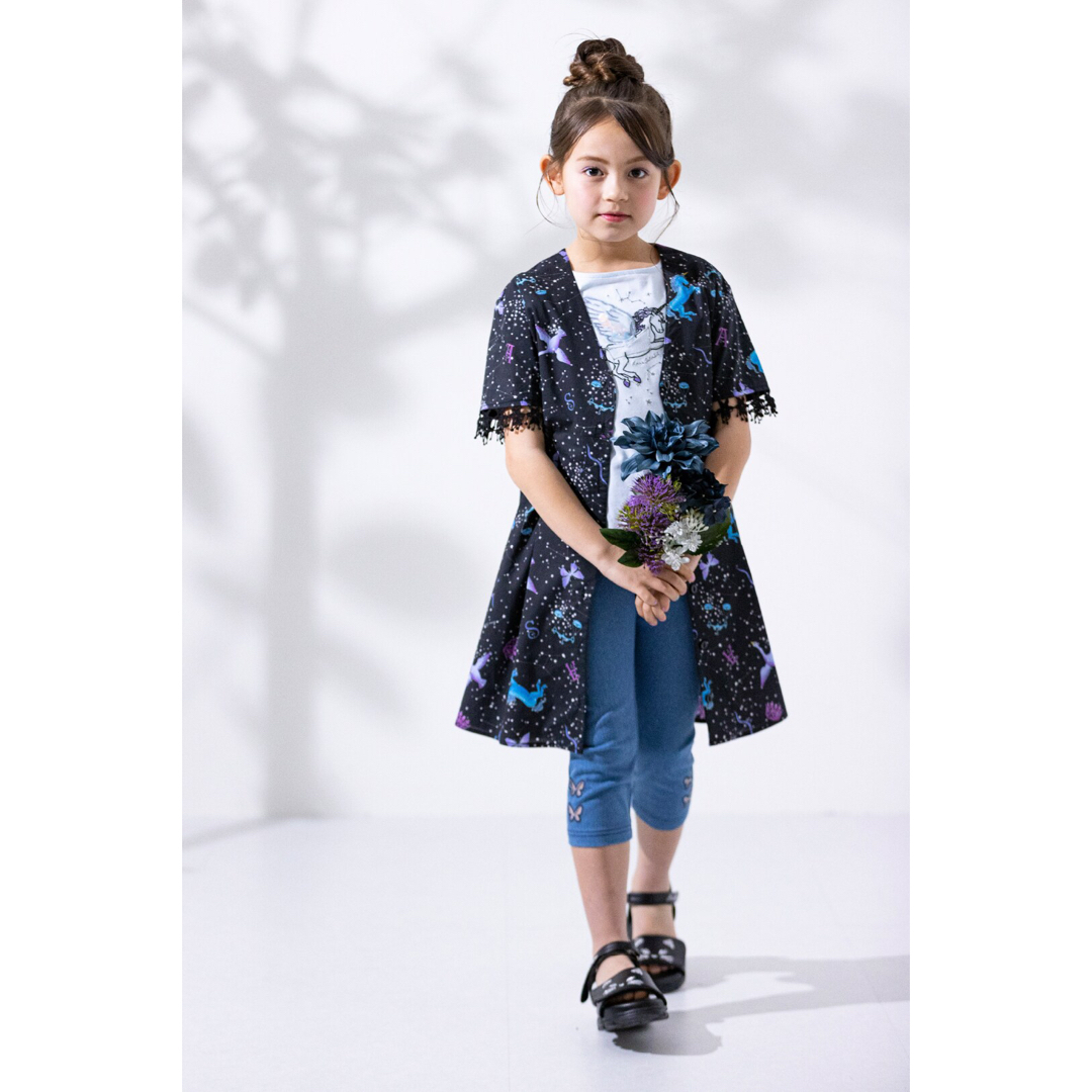 アナスイミニ ANNA SUI mini チュール星座 お刺しゅうワンピース アナスイミニ ANNA SUI mini チュール星座 お刺しゅうワンピース