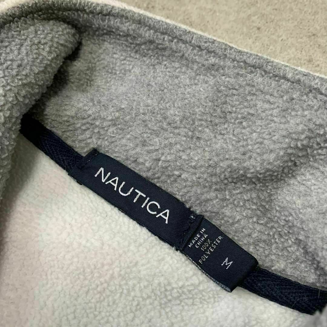 NAUTICA(ノーティカ)の00s NAUTICA ハーフジップフリースホワイト ノーティカ メンズのジャケット/アウター(ブルゾン)の商品写真