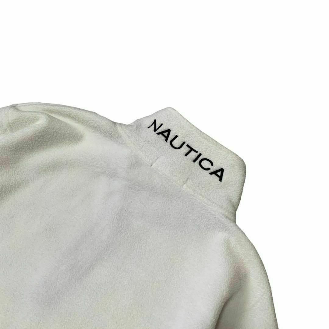 NAUTICA(ノーティカ)の00s NAUTICA ハーフジップフリースホワイト ノーティカ メンズのジャケット/アウター(ブルゾン)の商品写真