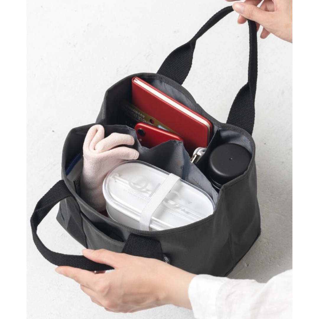 MURA(ムラ)のMURA 撥水 抗菌 仕切り付き ミニ トートバッグ レディースのバッグ(トートバッグ)の商品写真