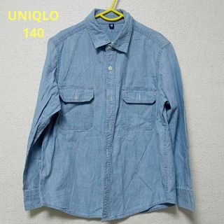 ユニクロ(UNIQLO)の●キッズ　UNIQLO　長袖シャツ　140㌢●(Tシャツ/カットソー)