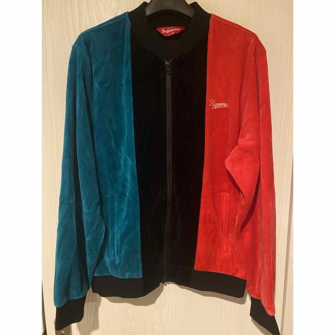 Supreme velour zip up jacket Track Pant