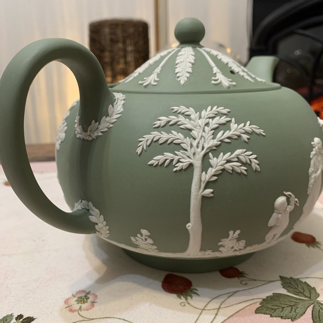 WEDGWOOD - 未使用 ウェッジウッド ジャスパー セージグリーン WEDGWOOD - 未使用 ウェッジウッド ジャスパー セージグリーン
