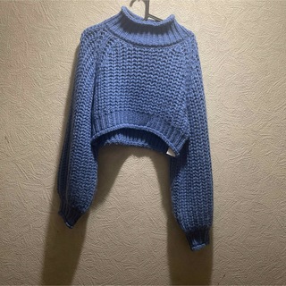 SNIDEL - Rosé Muse RM logo knit_L size【navy】の通販 by あっちゃん