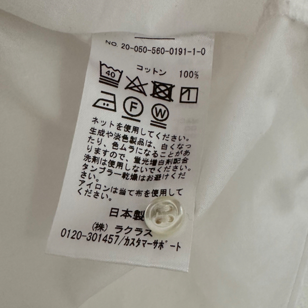 L'Appartement DEUXIEME CLASSE(アパルトモンドゥーズィエムクラス)のL'Appartement CTN LAWN SHIRTS ホワイトシャツ レディースのトップス(シャツ/ブラウス(長袖/七分))の商品写真