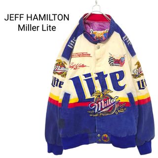 【JEFF HAMILTON】Miller LiteレーシングジャケットS443(ブルゾン)