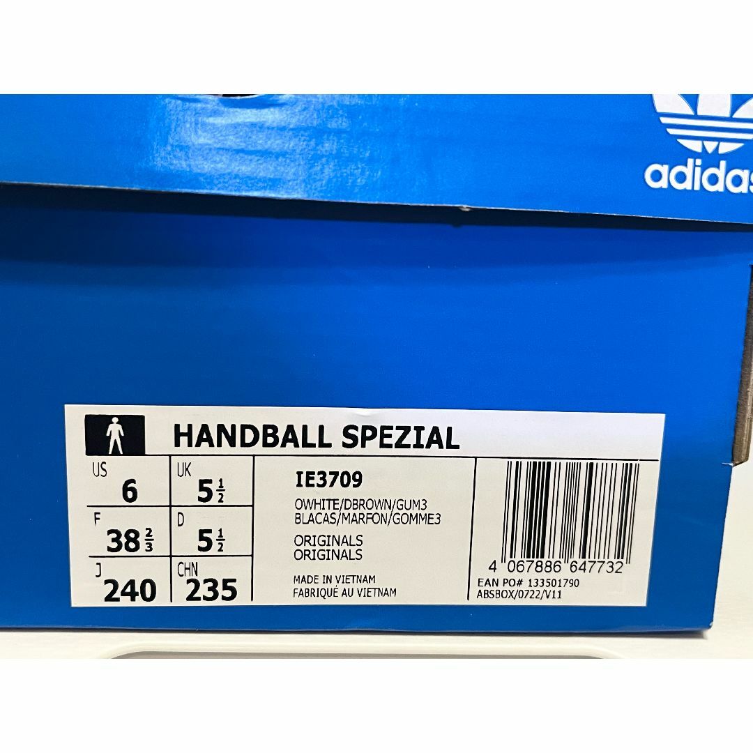 adidas(アディダス)の【新品】24cm adidas SPEZIAL オフホワイト/ダークブラウン レディースの靴/シューズ(スニーカー)の商品写真