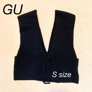 GU - GUレースアップビスチェ　黒