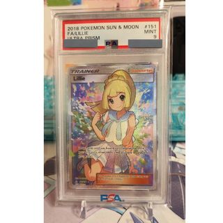 ポケモン(ポケモン)の英語版がんばリーリエ　　PSA9(シングルカード)