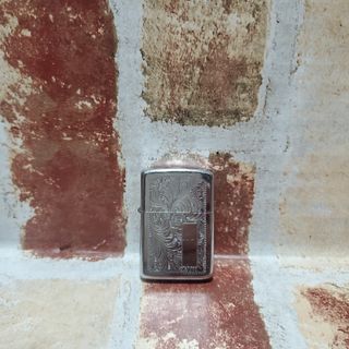 ジッポー(ZIPPO)のZIPPO 　花柄　シルバーカラー(タバコグッズ)