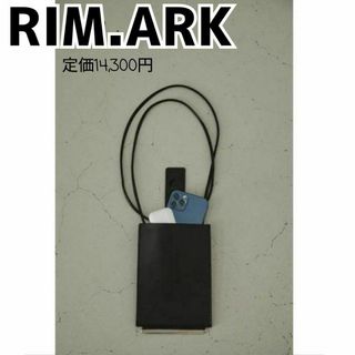 リムアーク(RIM.ARK)のRIM.ARK eather mini shoulder bag リムアーク美品(ショルダーバッグ)