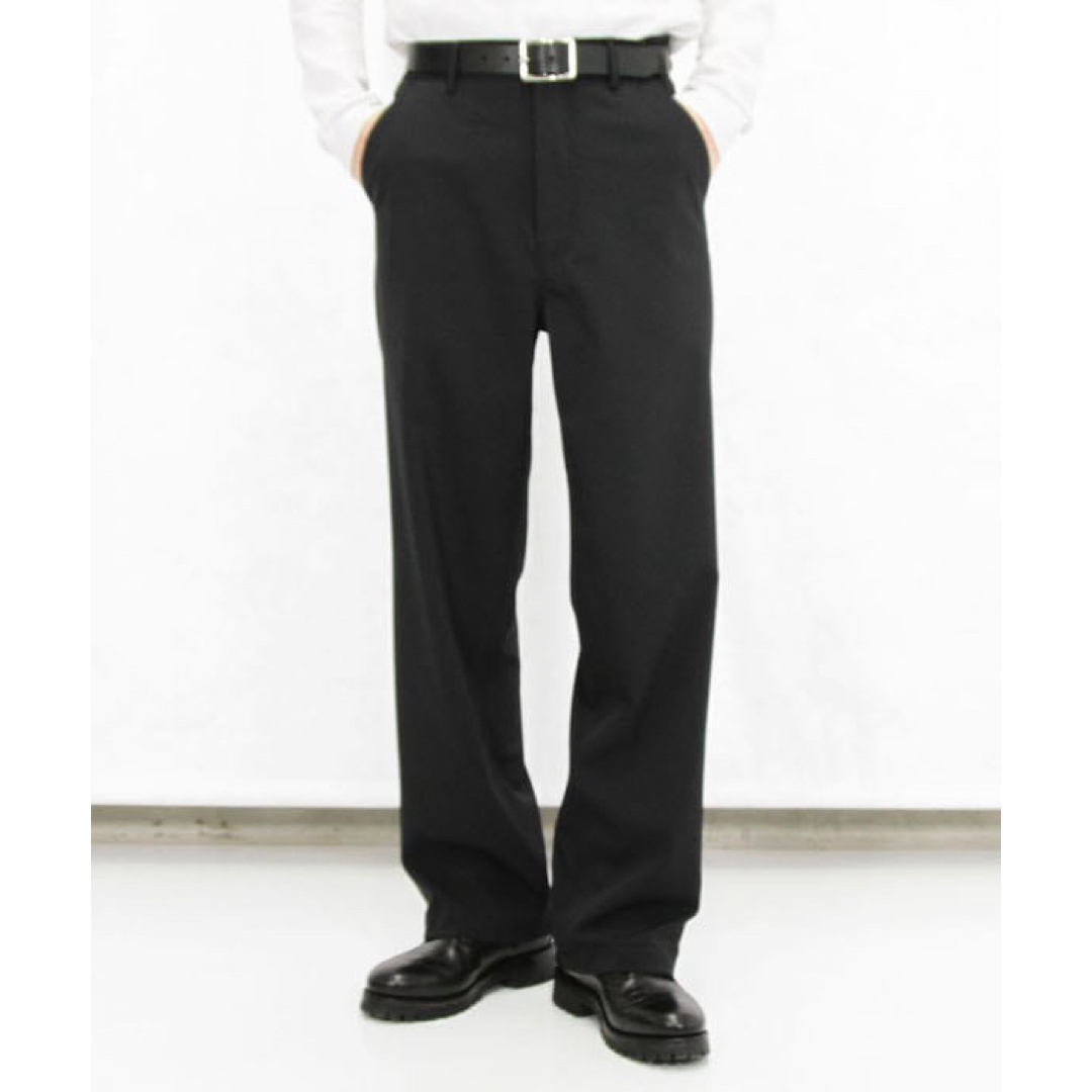 KAIKO(カイコー)の希少　order loose gabadine pants black メンズのパンツ(スラックス)の商品写真