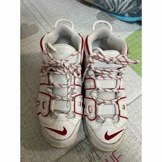 ナイキ(NIKE)のAIR MORE UPTEMPO 96 RED_WHITE(スニーカー)