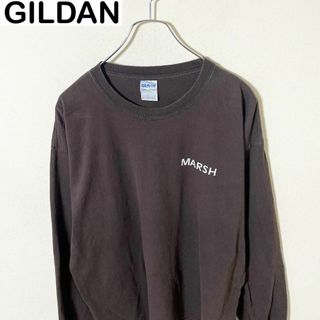 GILDAN ギルダン　プリント　長袖　Tシャツ　古着　ヴィンテージ(Tシャツ/カットソー(七分/長袖))