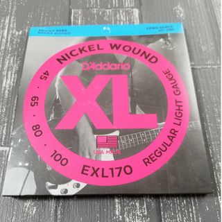 新品　D'Addario ダダリオ ベース弦 ニッケル EXL170(弦)