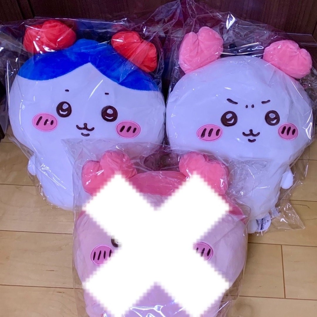 ちいかわ(チイカワ)のちいかわ ハチワレ カニ 古本屋 カニカチューシャ BIG ぬいぐるみ ビッグ エンタメ/ホビーのおもちゃ/ぬいぐるみ(ぬいぐるみ)の商品写真