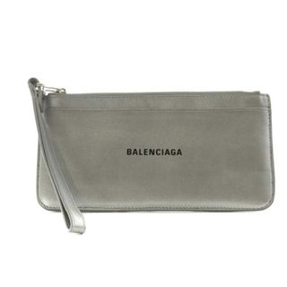 Balenciaga - バレンシアガ コインケース 小銭入れ レザー シルバー色 594214