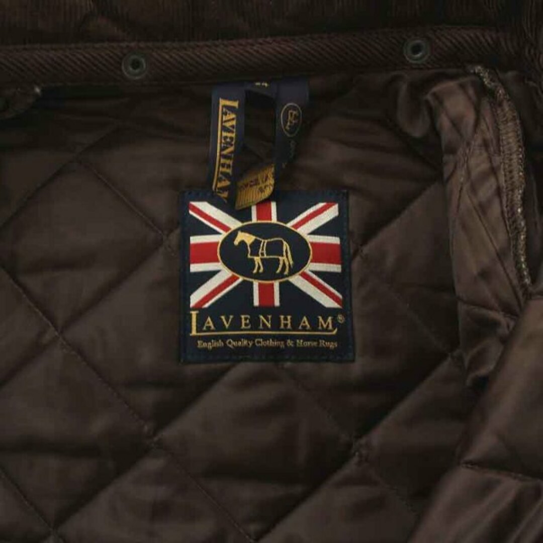 LAVENHAM(ラベンハム)のLAVENHAM DENSTON キルティングジャケット 中綿 34 XS 茶 メンズのジャケット/アウター(その他)の商品写真