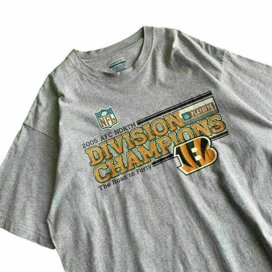 Reebok(リーボック)のReebok リーボック NFL ベンガルズ プリントTシャツ グレー メンズのトップス(Tシャツ/カットソー(半袖/袖なし))の商品写真