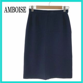 アンボワーズ(AMBOISE)の美品 AMBOISE アンボワーズ スカート キュプラ 日本製(ミニスカート)