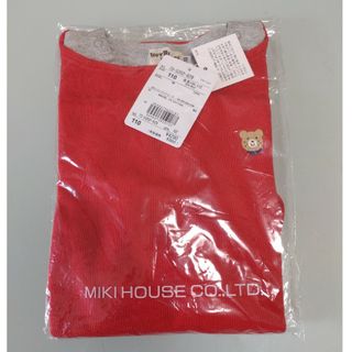 ミキハウス(mikihouse)のミキハウス　ホットビスケッツロンＴ　レッド　赤110cm 新品タグ付き(Tシャツ/カットソー)