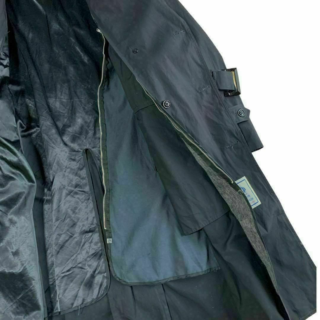 MILITARY(ミリタリー)のU.S ARMY トレンチコート ライナー付き ブラック ロング丈 コート メンズのジャケット/アウター(ミリタリージャケット)の商品写真